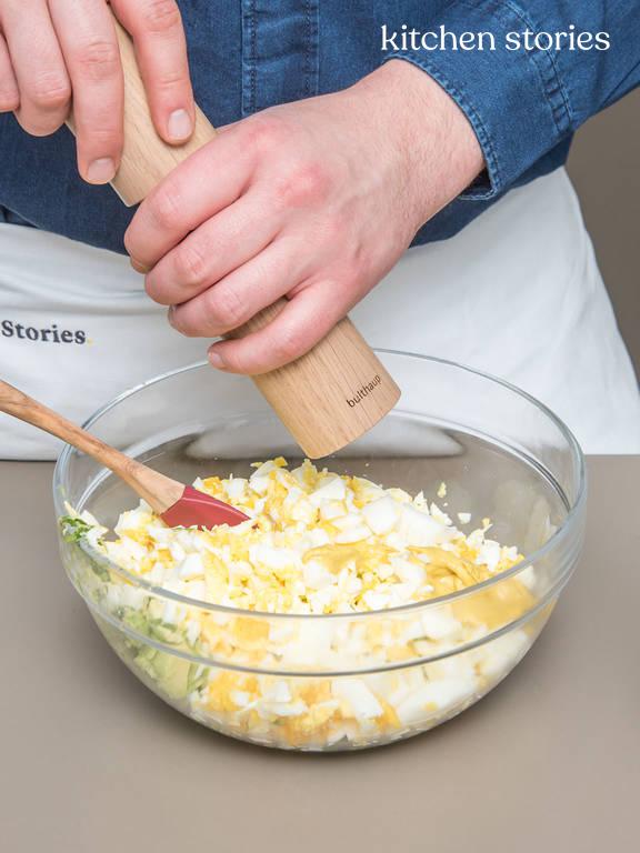 Eiersalatsandwich mit Avocado | Rezept | Kitchen Stories Eiersalatsandwich mit Avocado | Rezept | Kitchen Stories