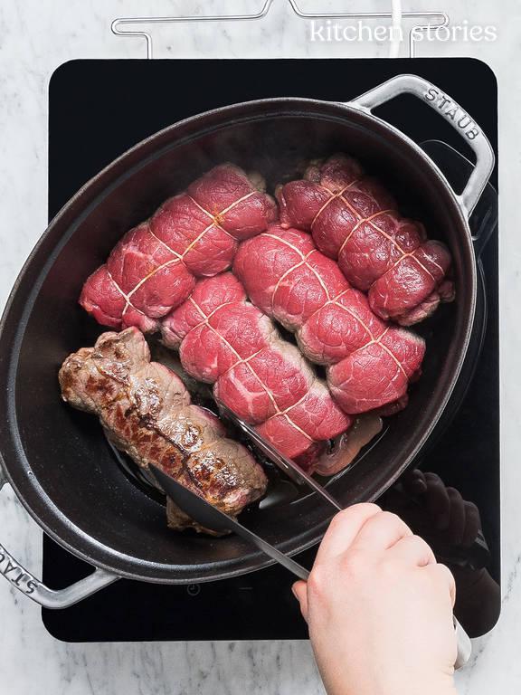 Beef roulades with prosciutto and potato dumplings | Recipe with Video ...