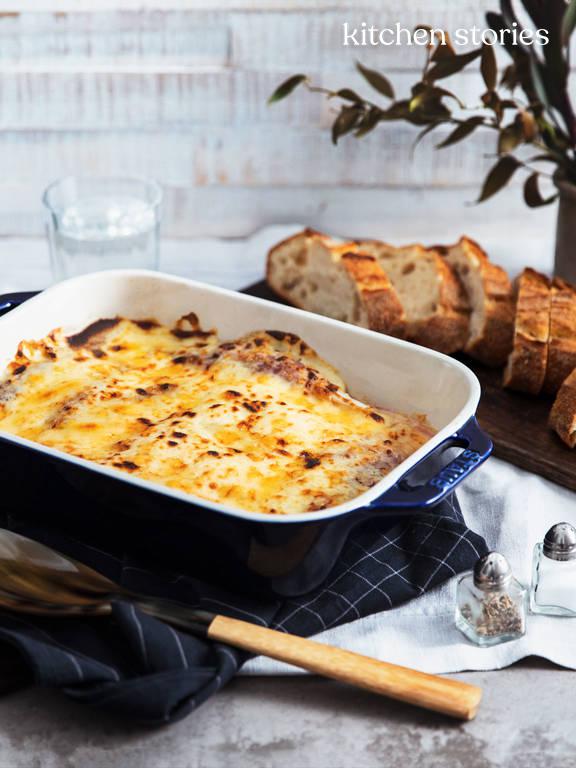 Chicorée-Schinken-Gratin | Rezept | Kitchen Stories Chicorée-Schinken-Gratin | Rezept | Kitchen Stories